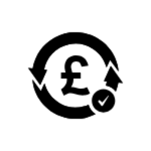 Circular icons of major social media platforms.