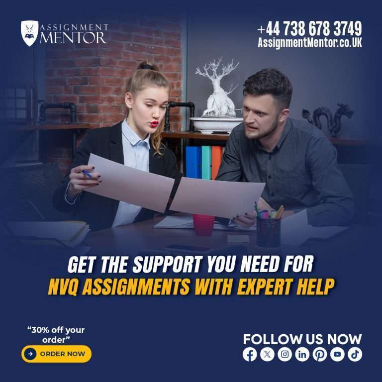 Get the support you need for NVQ assignments with expert help and 30% off your order