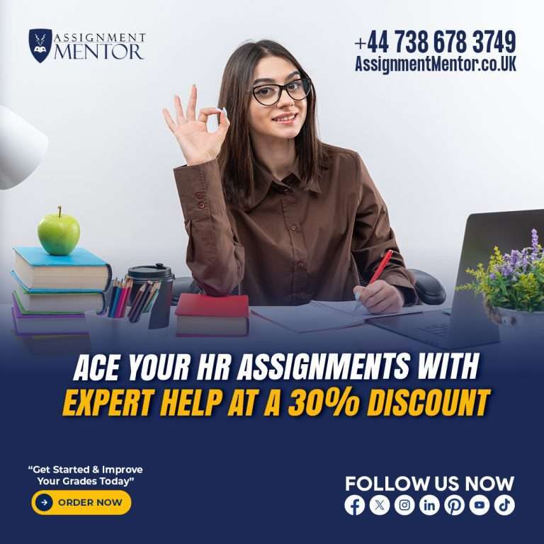 Ace your HR assignments with expert help at a 30% discount