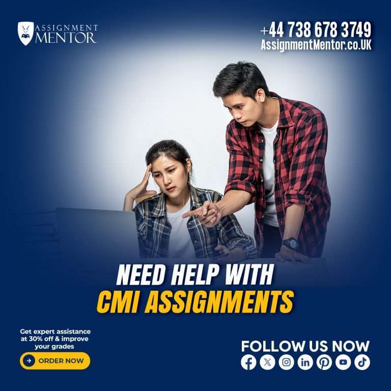Need help with CMI assignments