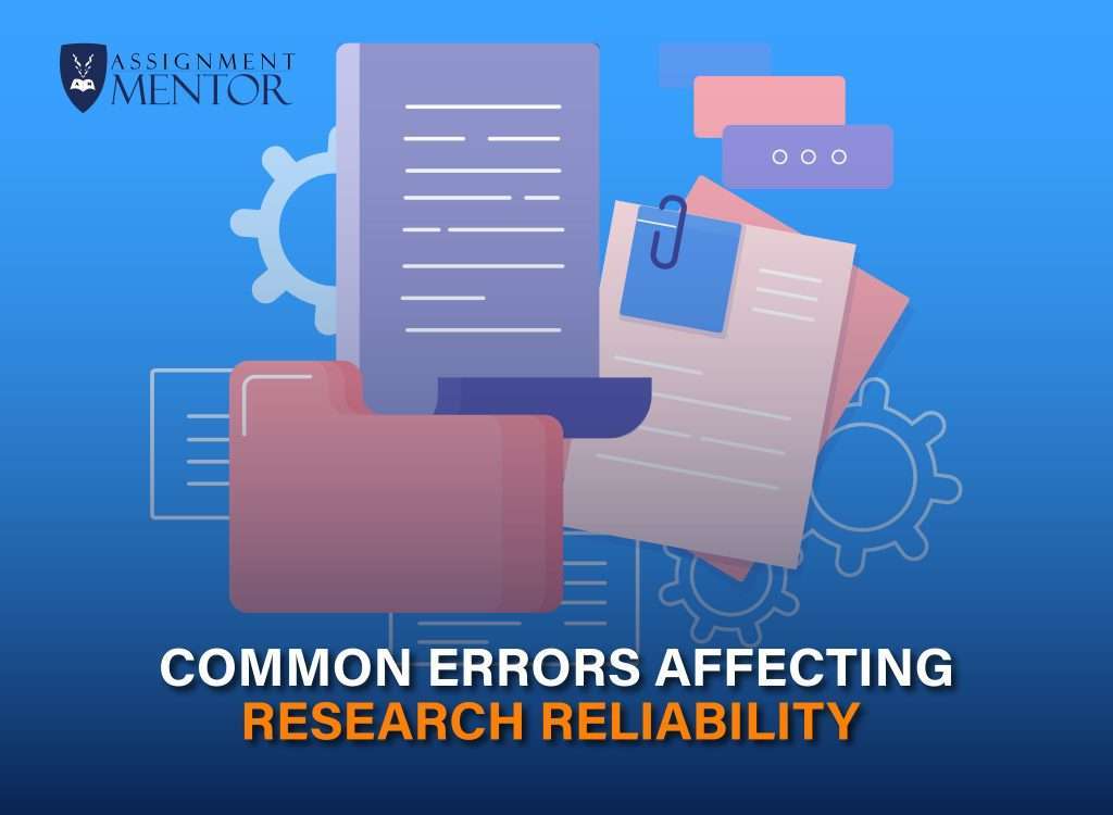 common errors in Research Reliability