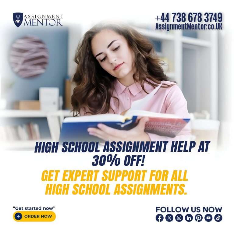 Need help with your high school assignment? Get professional assistance now with a 30% discount! Achieve top grades.