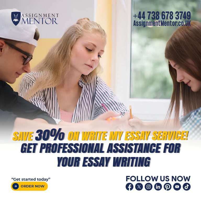 Need someone to write your essay? Get expert help with a 30% discount! High-quality, plagiarism-free essays tailored for you.