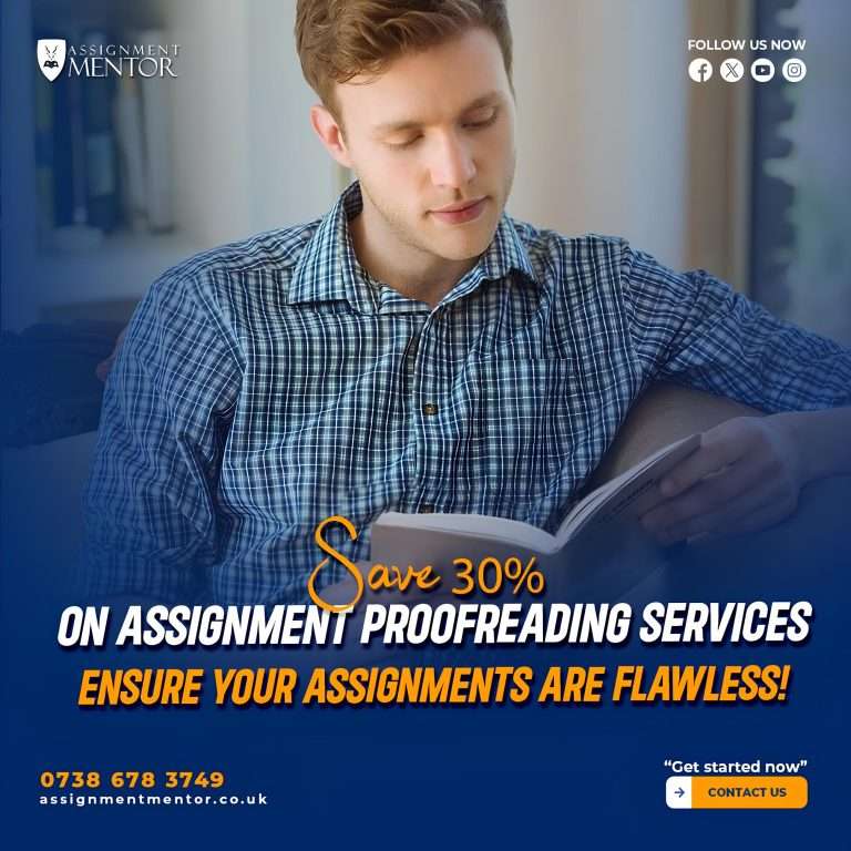 Ensure perfection with assignment proofreading services! Get expert help to polish your work with a 30% discount.
