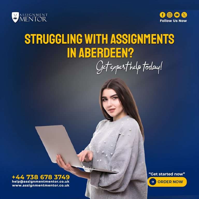 Need assignment help in Aberdeen? Get expert assistance now with a 30% discount! Get High-quality work for top grades.