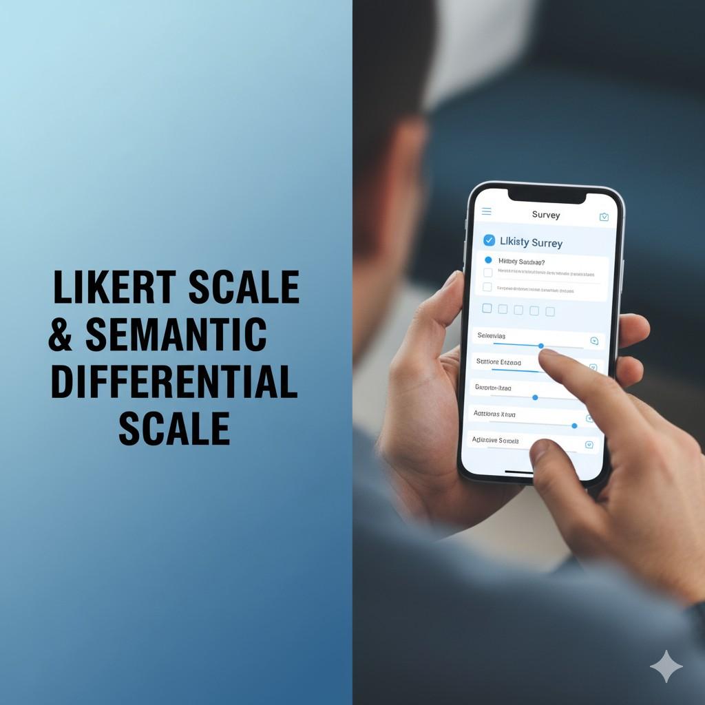 Likert scales vs semantic differential Understand the key differences and when to use each for effective survey design and data collection.