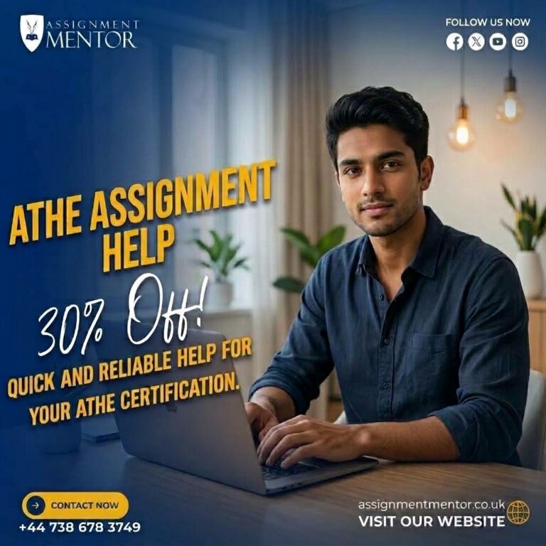 ATHE Assignment Help by AssignmentMentor, providing professional academic support for ATHE students with a 30% discount.