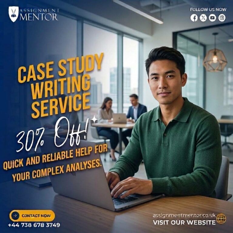 Case Study Help by Assignment Mentor, providing professional academic support for students with a 30% discount.