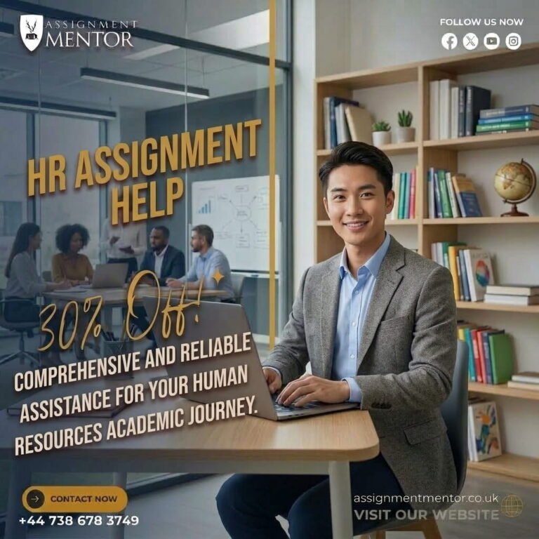 HR assignment Help by AssignmentMentor, providing professional academic writing support for students with a 30% discount.